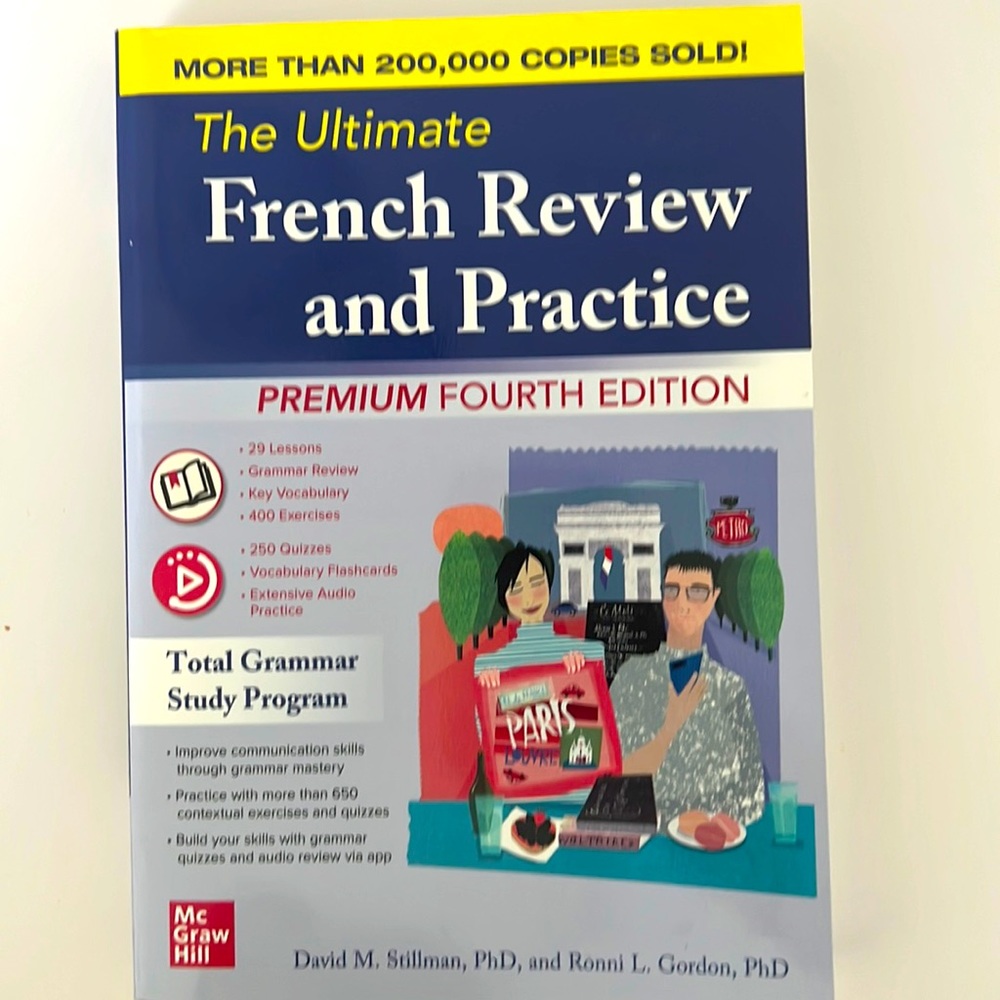 The Ultimate French Review and Practice book premium fourth edition